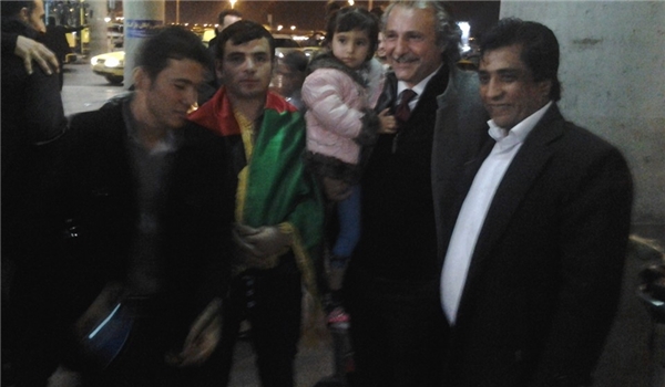 تیم ملی فوتبال افغانستان وارد تهران شد