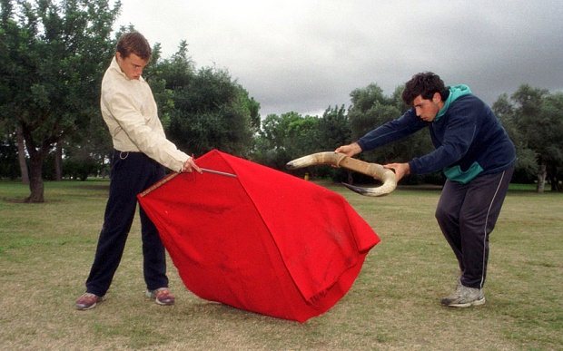 گاوبازی درس رسمی دانش آموزان اسپانیایی!