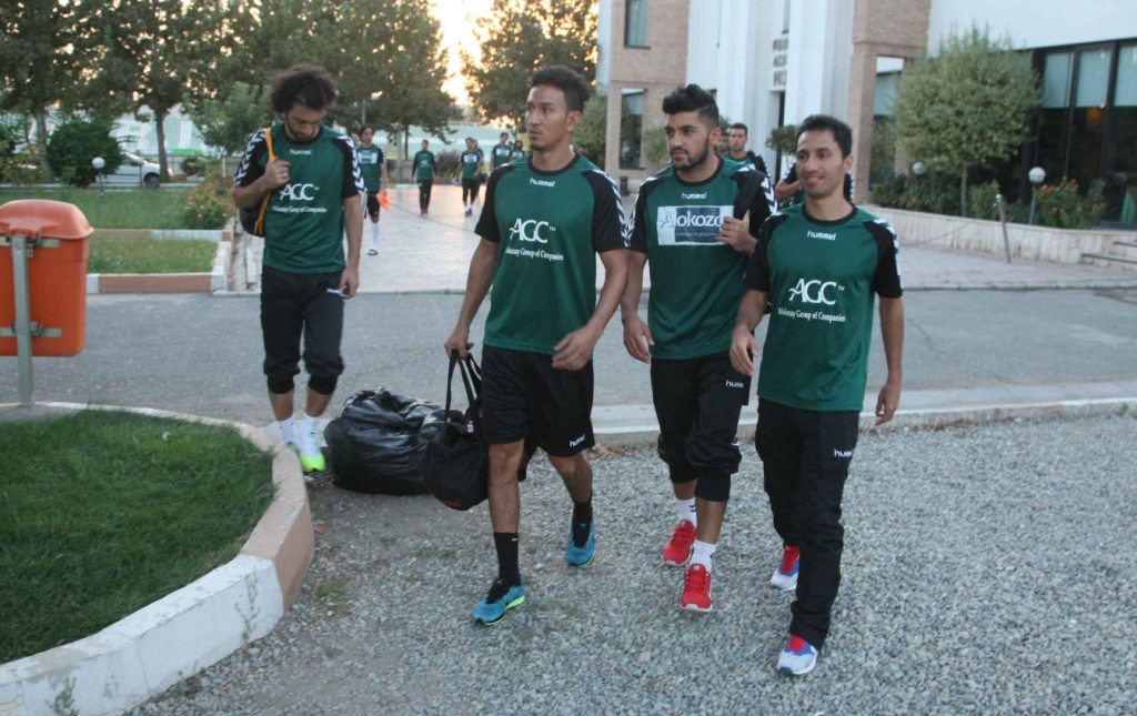 اولین تمرین تیم ملی افغانستان در تهران