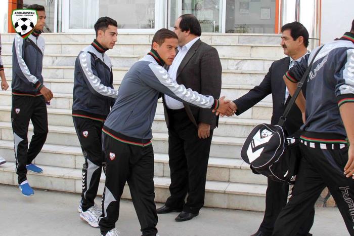 سفر تیم ملی 19 سال فوتبال افغانستان به فلسطین
