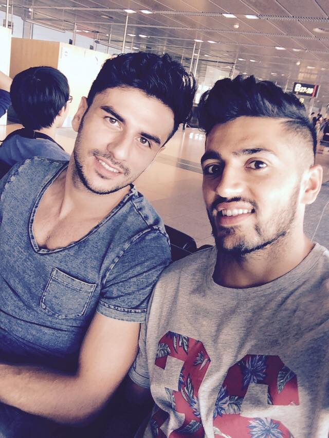 حدیدو زازی در فرودگاه هامبورگ