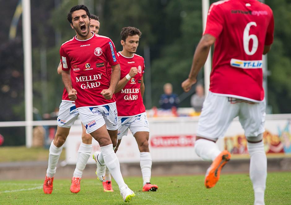 ترلگبورس ۴ کریستین استد ۲ / گل زنی نورالله امیری